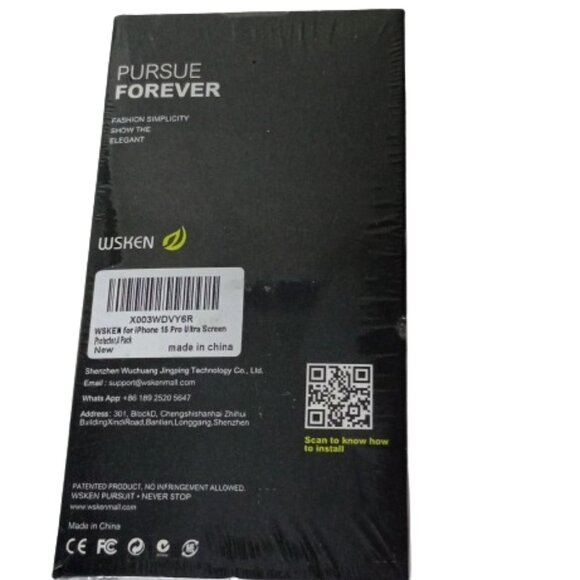 WSKEN for IPhone 15 Pro Ultra Screen Protector 4 Pack Sealed - Picture 2 of 2